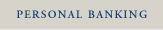 personal banking
